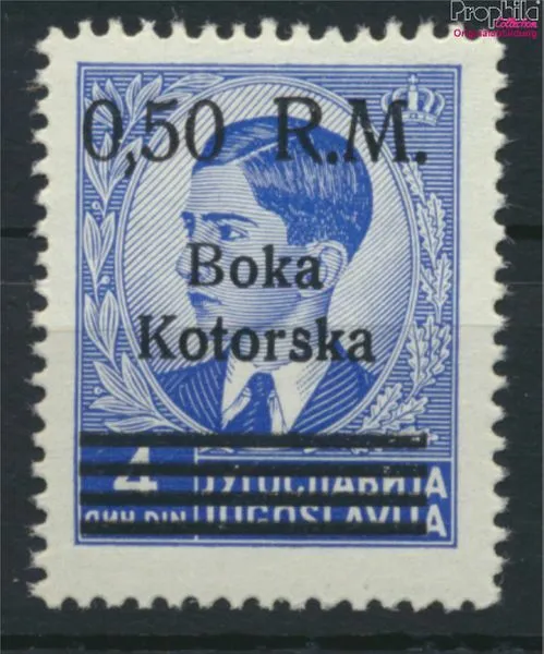 Briefmarken Kotor (Dt. Bes.2.WK.) 1944 Mi 10 postfrisch(9476054