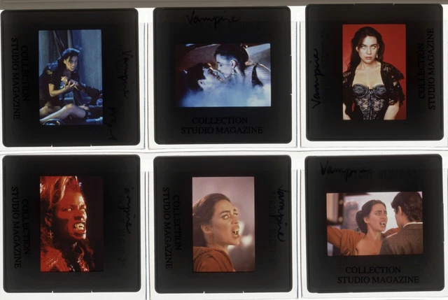 Lot 6 ektas slides originals Fright Night Part 2 Julie Carmen Vampires