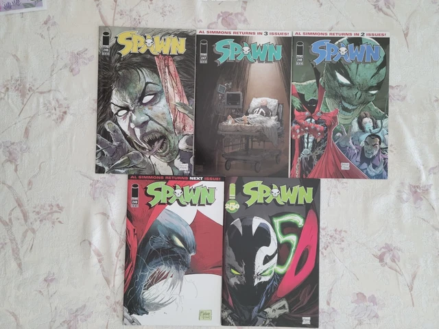 Spawn  #246 247 248 249 250 Todd Mcfarlane  Image Comics Low Print  Vf/Nm