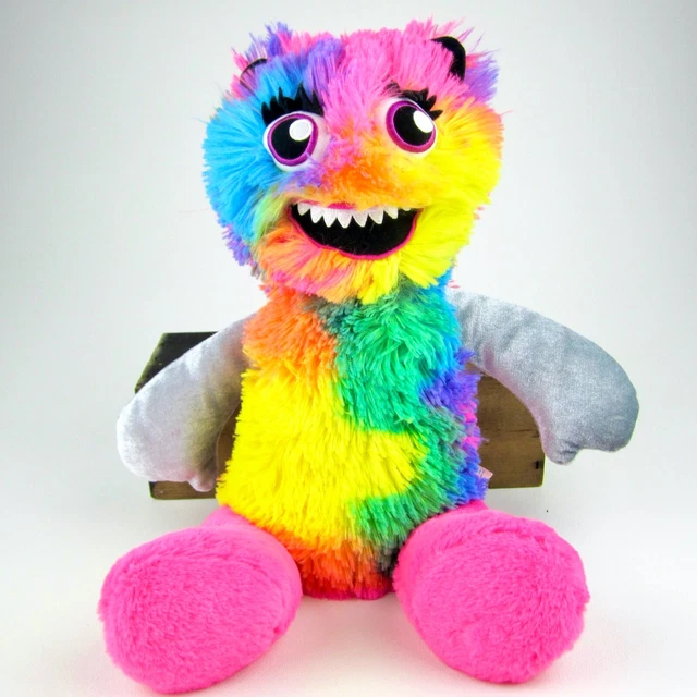 Tie Dye Rainbow 17" Monster Plush- Plays Grinch Song- Build A Bear BAB Workshop