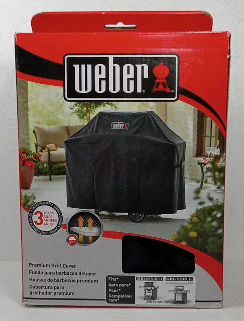 Cubierta de barbacoa Weber 7129 Genesis Genesis II y Genesis II LX serie 200