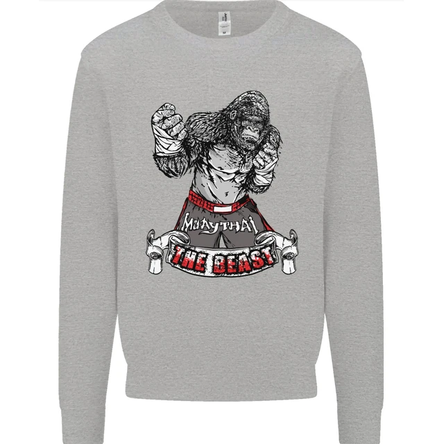 Felpa Maglione Muay Thai The Beast MMA Arti Marziali Miste 2