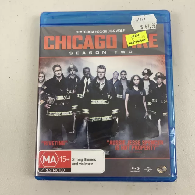 Chicago Fire Season 2 Blu-Ray Brand New + Sealed Region B VGC + Free Postage