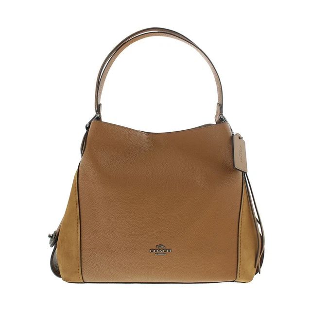 Coach edie 31 on sale metallic shoulder bag