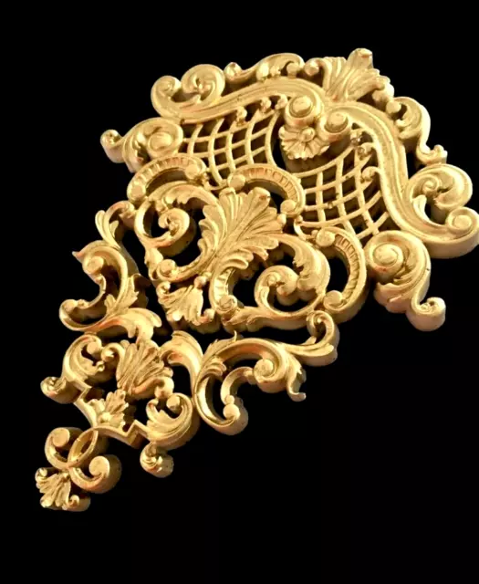 applique ornate resin decorative furniture , wall, moulding, pediment, relief