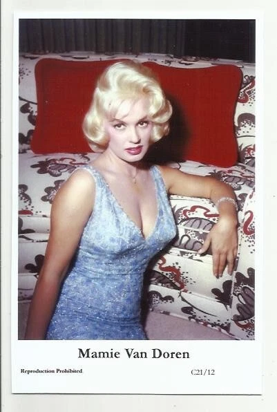 (Bx31) Mamie Van Doren Swiftsure Photo Postcard (C21/12) Filmstar Pin Up Glamour