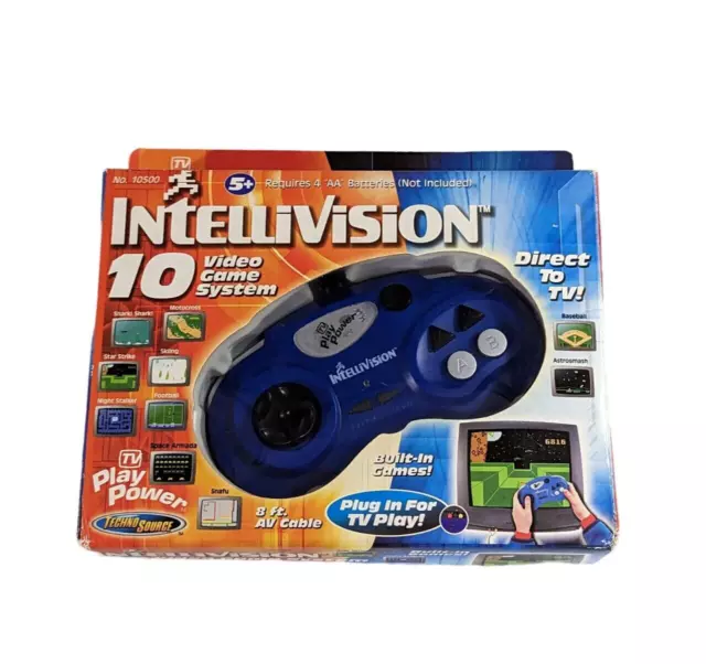 Intellivision 10 Video Game System Direct to TV Plug In 2003 Brand New Old Stock