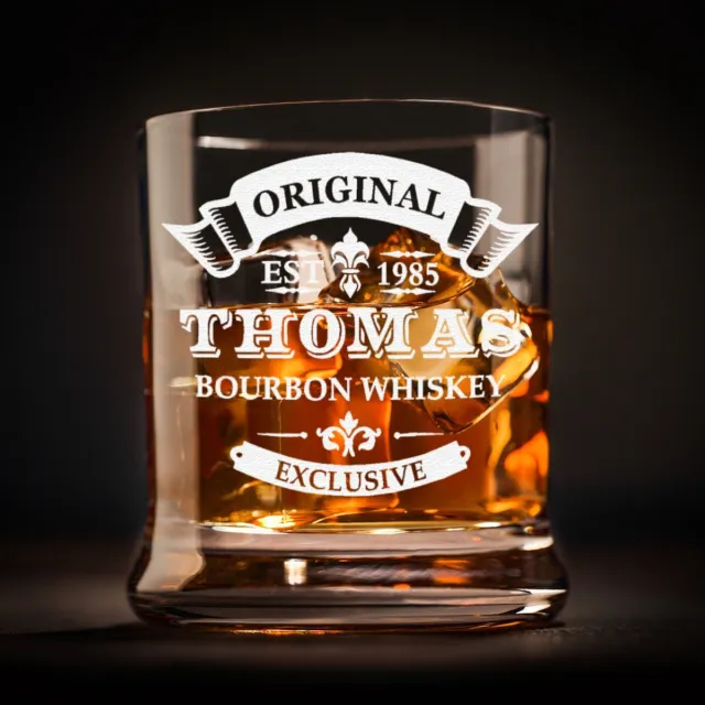 Whiskyglas mit personalisierter Tumbler Wunschgravur - scotch bourbon whiskey 2