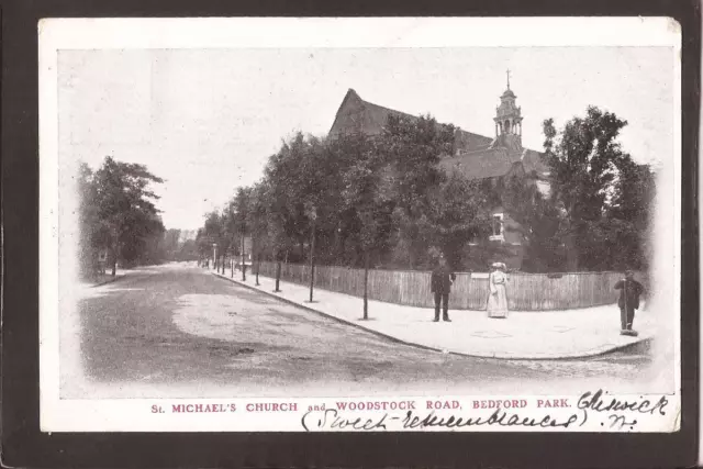 London Suburbs-Chiswick-St.michael`s Church & Woodstock Road,Bedford Park-1908.