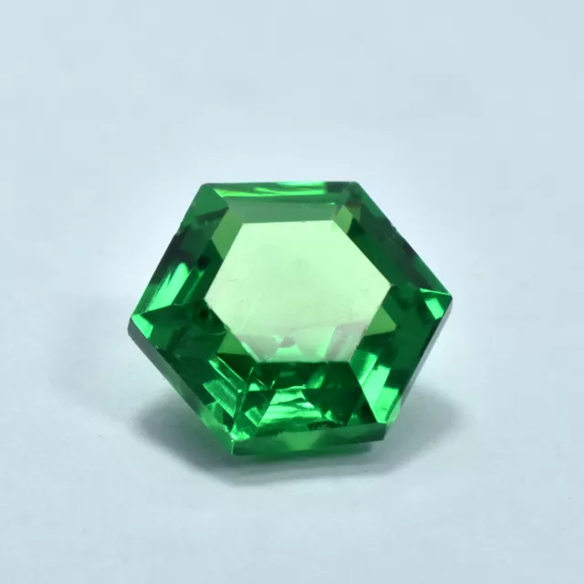 Fancy Cut 10.10 Ct Natural Green Garnet CERTIFIED Loose Gemstone