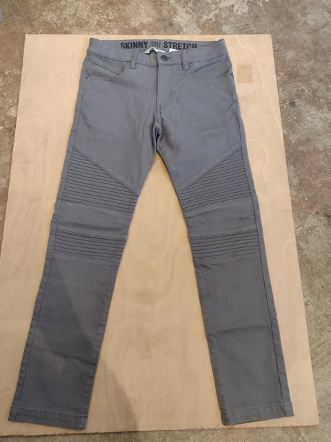 H&M Pantaloni Ragazza 12-13 Anni Grigio/Verde Elasticizzati