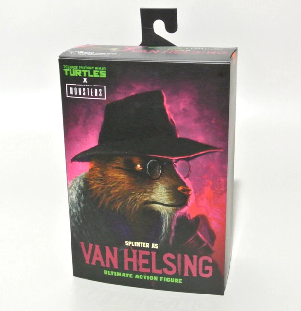 NEW NECA Universal Monsters Teenage Mutant Ninja Turtles Splinter as Van Helsing