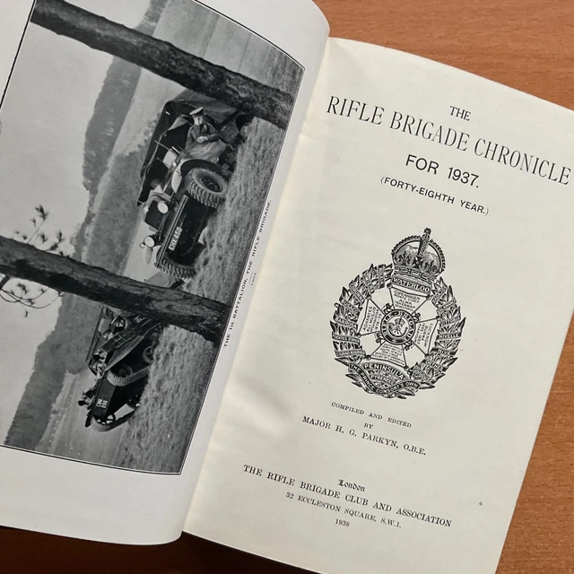 ORIGINAL BRITISH REGIMENTAL Journal: The Rifle Brigade Chronicle For ...