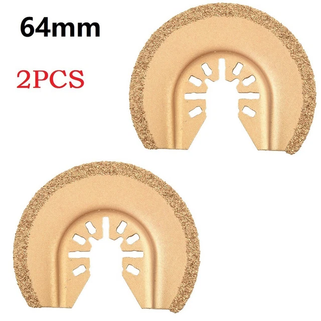 Cuchillo de corte hoja de sierra 2PCS 64mm herramienta eléctrica para oscilar madera