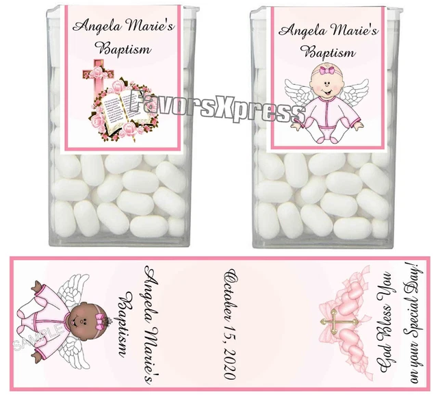Doni Bomboniere Prima 12PZ Particolare Sacchettino Porta Confetti con Confettata Cuoricini Amore Sacchetto Originale Comunione Santa Cresima Matrimonio Anniversario Base Tonda in Cotone E Juta Bianco