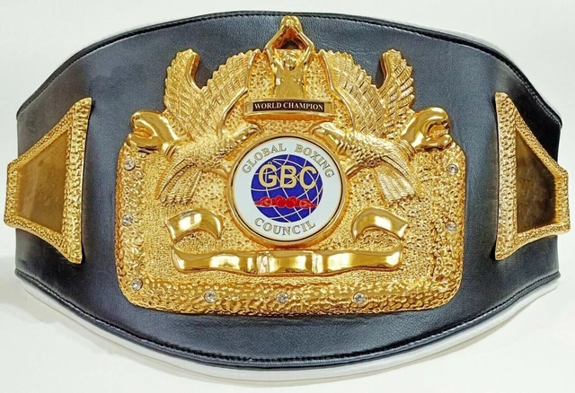 GBC Global Boxing Council World Champion Title Belt Copy Like Original 3D