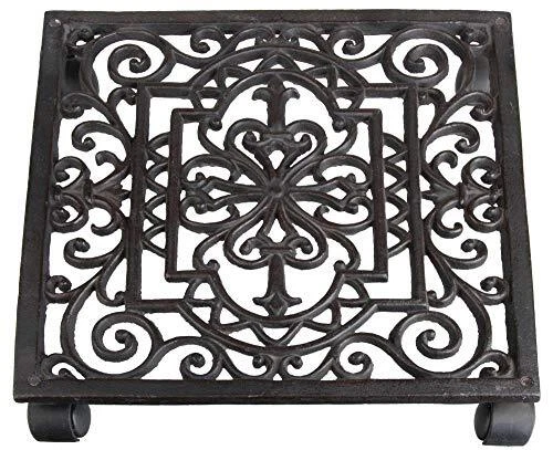 Plant Trolley Cast Iron Square