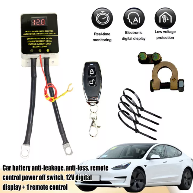 Auto Batterie Trennschalter Batterie Power Schalter Batterie Leakage  Schalter 6-24V : : Auto & Motorrad