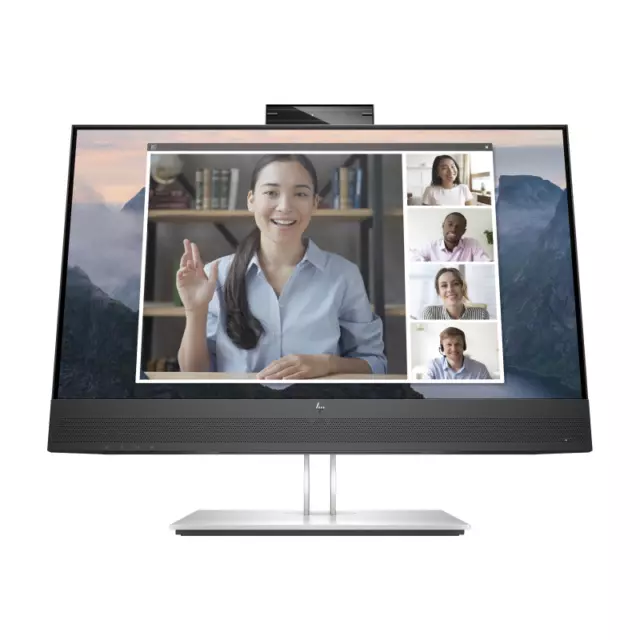 HP E24mv G4 60,45cm (23,8 Zoll) Konferenzmonitor FHD 5ms 60Hz USB HDMI IR-Kamera
