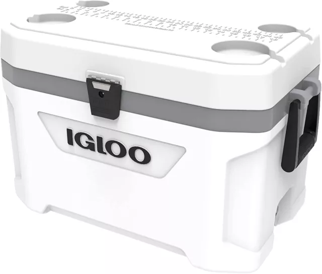 Igloo Marine Ultra 54 QT Large Food Drink Ice Festival Camping Cool Box Cooler