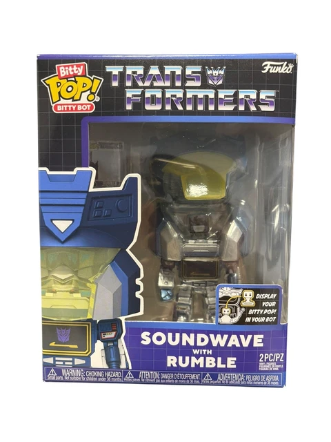 FIGURINE FUNKO BITTY Pop Transformers Soundwave Rumble EUR 26,90