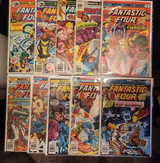 Fantastic Four (1972) Bronze Age Lot 170 171 172 173 174 175 176 177 178 179