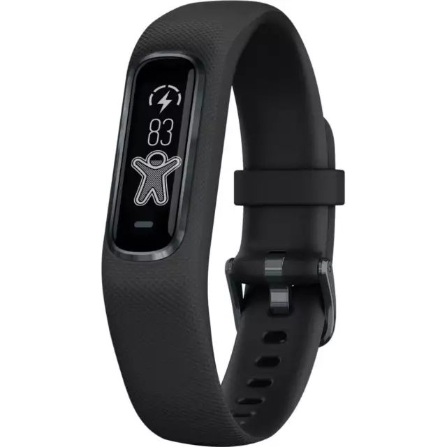 Garmin Vivosmart 4 Smart Activity Tracker Black with Midnight Hardware, Large