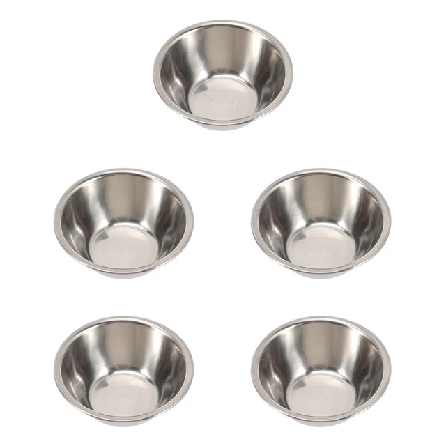 Ciotole da toeletta in acciaio inox acciaio inox ciotole argento