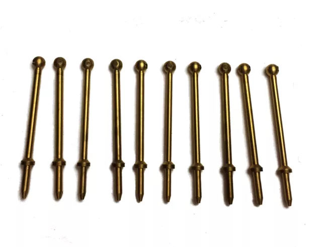 10 x Caldercraft 6 mm hoch 1 Loch Messing Kugelstangen für Modellboote