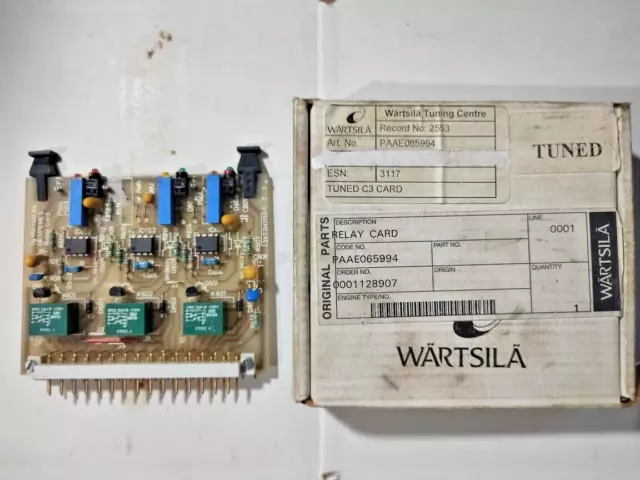 Wartsila 3V72H115 Relay Card