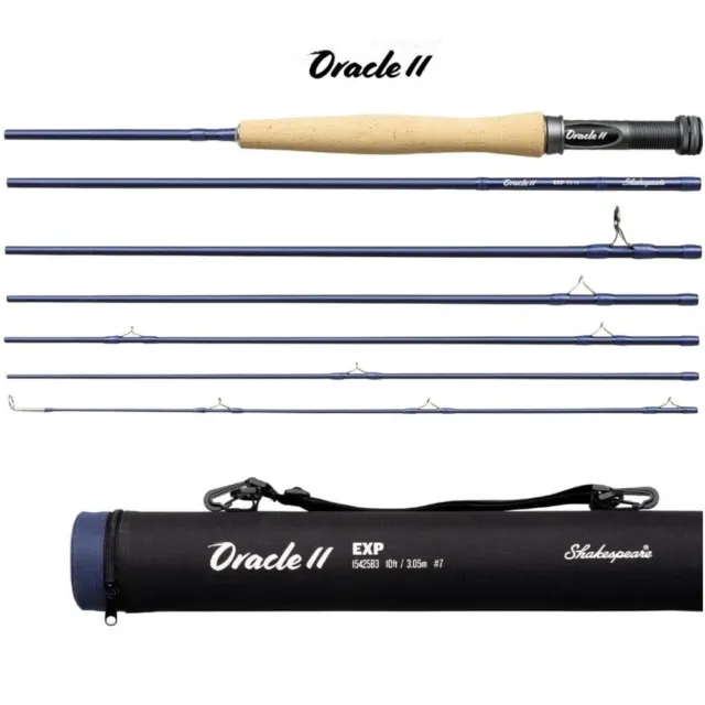 SHAKESPEARE NEW ORACLE 2 EXP Travel Fly Fishing Rods - All Models/Sizes  £54.95 - PicClick UK