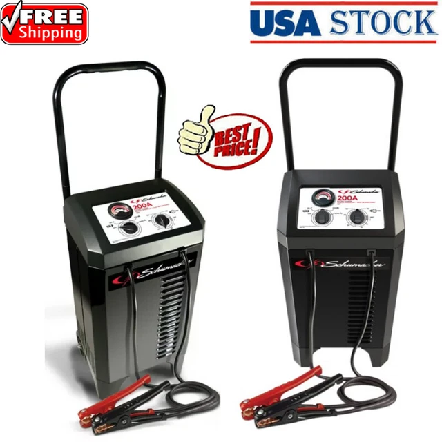 ELECTRIC 12V 200A Heavy Duty Manual Battery Charger/Engine Starter Car