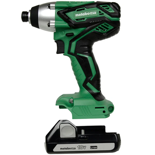 Metabo HPT WH18DGL 18V Impact Driver & Metabo HPT BSL1815 18V 1.5Ah Battery Pack