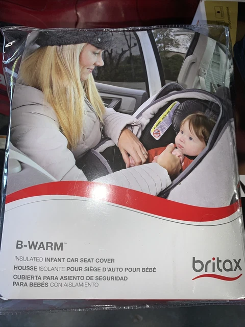 Britax B-Warm Insulated Infant Car Seat Cover In Polar Mist