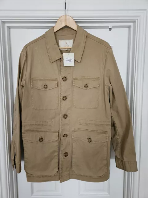 House Of Bruar Sand Camel Safari Jacket Size S Small Mint Brand New With Tags!