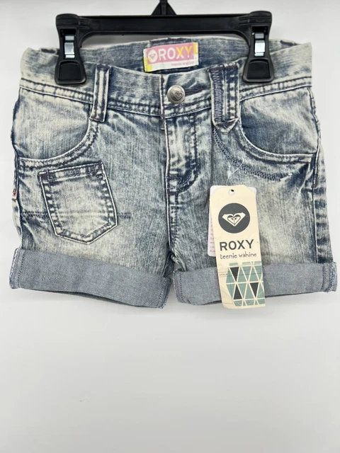 Roxy Girls Jean Shorts Size M(5)