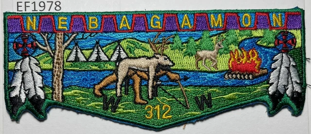 Boy Scout OA 312 Nebagamon Lodge Flap
