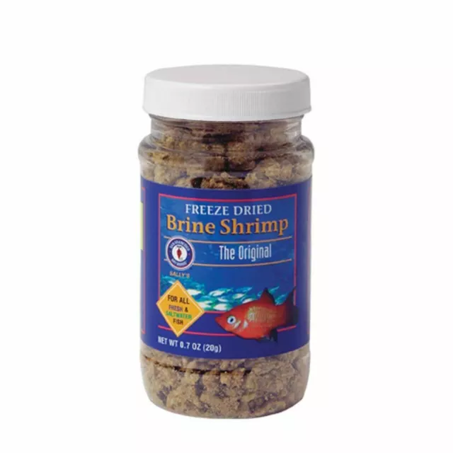 Freeze Dried Brine Shrimp Fish Food (0.7 oz) - San Francisco Bay Brand