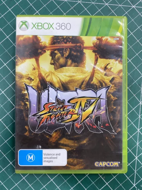 Street Fighter IV Xbox 360 Ultra Rare Cover CAPCOM