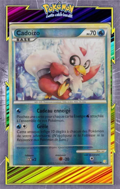 Cadoizo Reverse - HS01:HeartGold SoulSilver-39/123-Carte Pokemon Française