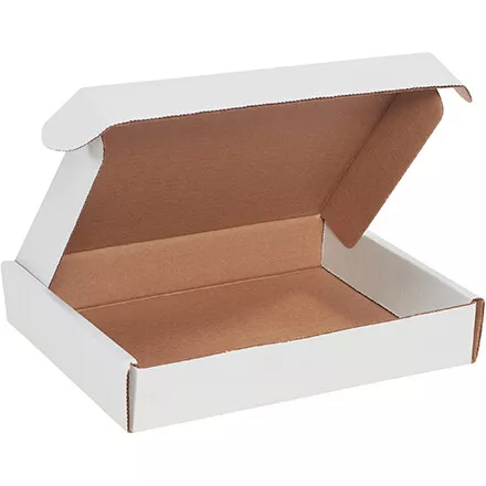 11 1/8 x 8 3/4 x 2" White Deluxe Literature Mailers ECT-32B 50/Case