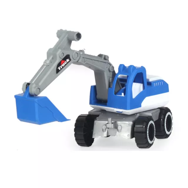 3pcs Children Simulation Engineering Vehicles Excavator Inertia Car