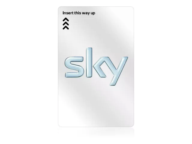 SKY FREESAT TV VIEWING CARD - OFFICIAL AND TESTED (White)