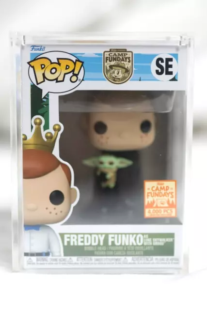 Freddy Funko Pop As Luke Skywalker With Grogu + Hard Stack - LE 4000 - Star Wars
