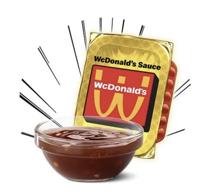 20X NEW UNRELEASED McDonald’s “WcDonalds” Sauce 2024 (Anime Savory