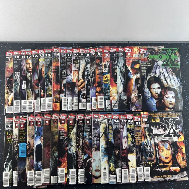 The X-Files #1-37 + Annual 1 & 2 (1995 Topps Comic Run Lot Set TV Show) VF to NM