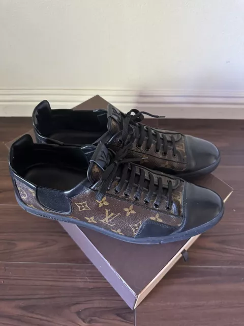 LOUIS VUITTON SLALOM sneakers BLUE UK7.5/ US8.5 shoes 100