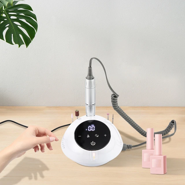 Profi Nagelfräser Elektrische Nagelfeile Nagelfraser Nail Maniküre Set 30000rpm