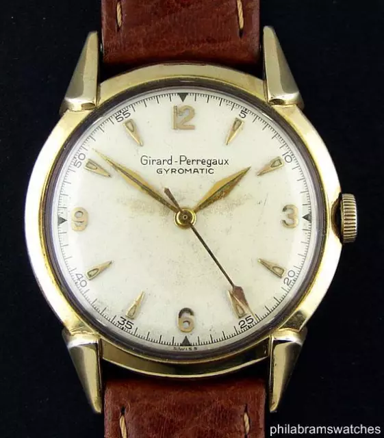 Girard Perregaux Gyromatic Vintage 10k Yellow Gold Filled Automatic