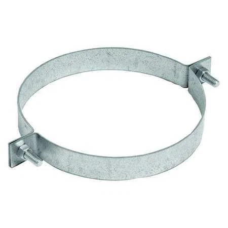 Nordfab 8010004265 Pipe Hanger, 9 In Duct Dia, Galvanized Steel, 14 Ga, 9 In W